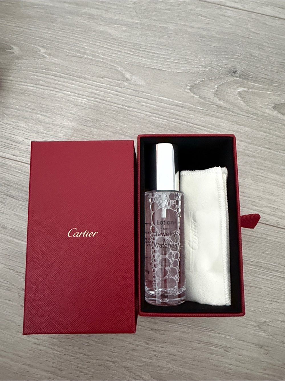 Cartier jewelry cleaner set